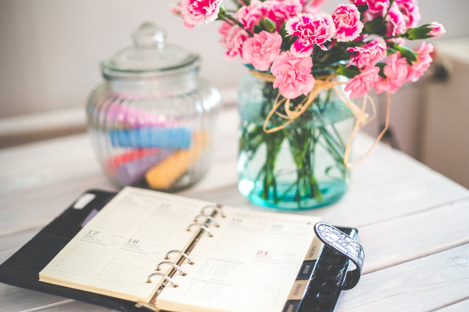 Organizer on a Desk